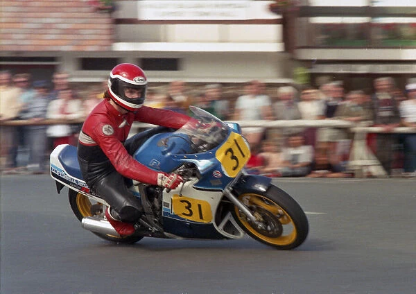 Ian Mitchell (Suzuki) 1987 Senior Manx Grand Prix