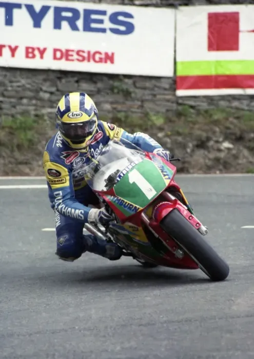 Framed Print : Ian Simpson (Yamaha) 1994 Junior TT
