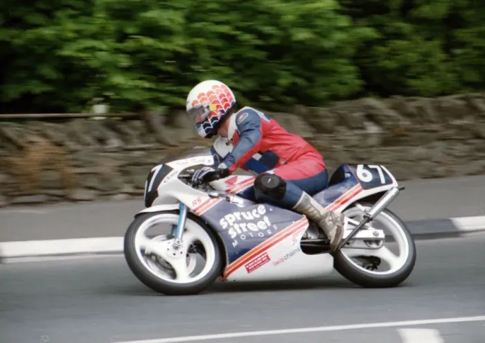 Framed Print : Ivan Kirk (Honda) 1994 Ultra Lightweight TT