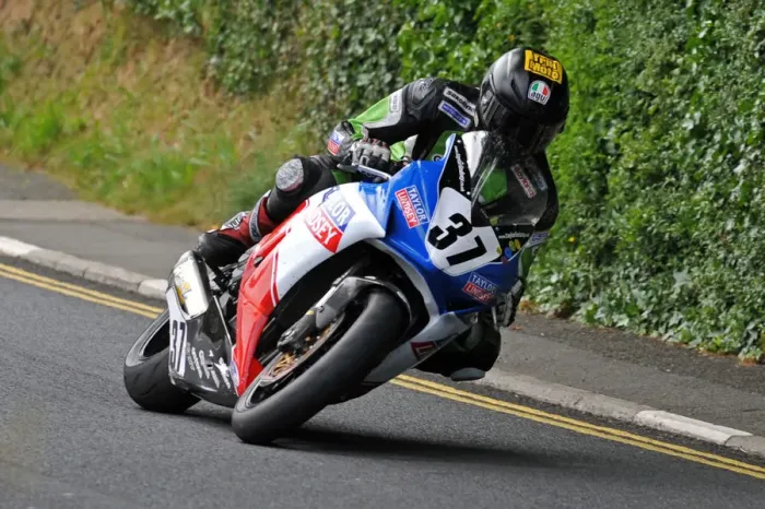 Framed Print : Ivan Lintin (Honda) 2014 Senior TT