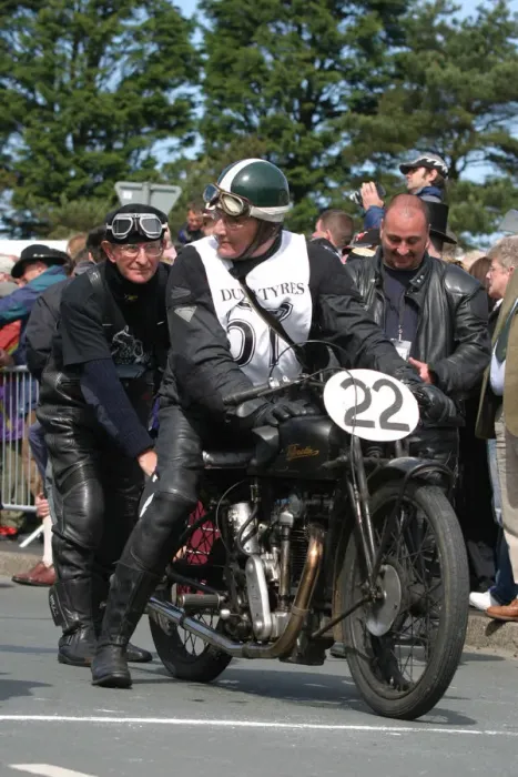 Framed Print : Ivan Rhodes (1928 Velocette) No. 57, 2007 Re-enactment Framed Print : Ivan Rhodes (1928 Velocette) No. 57, 2007 Re-enactment