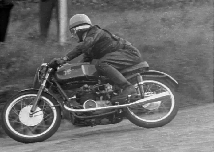 Framed Print : Ivor Lloyd MV 1954 Ultra Lightweight TT Framed Print : Ivor Lloyd MV 1954 Ultra Lightweight TT