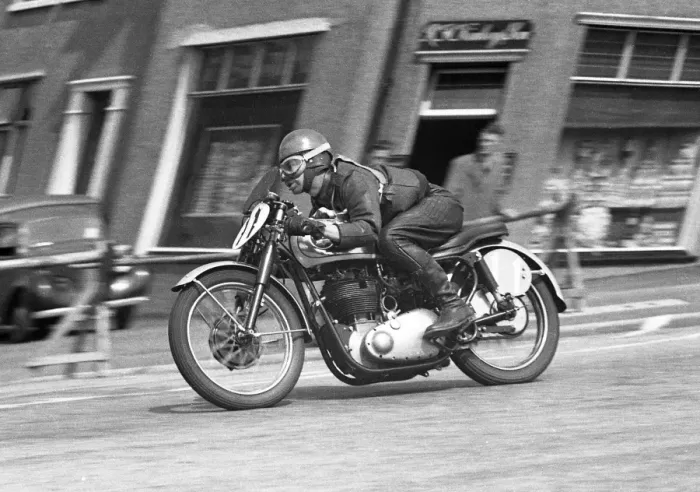 Framed Print : J M Moore (BSA) 1954 Junior Clubman TT Framed Print : J M Moore (BSA) 1954 Junior Clubman TT