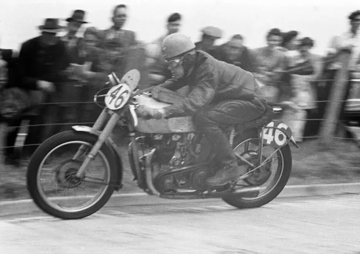 Framed Print : J O Kerrigan (Triumph) 1952 Senior Ulster Grand Prix Framed Print : J O Kerrigan (Triumph) 1952 Senior Ulster Grand Prix