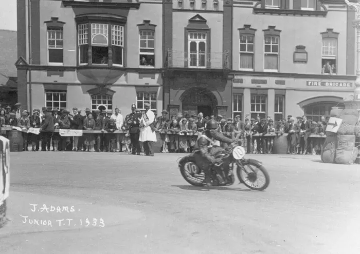 Framed Print : Jack Adams (Velocette) 1933 Junior TT Framed Print : Jack Adams (Velocette) 1933 Junior TT