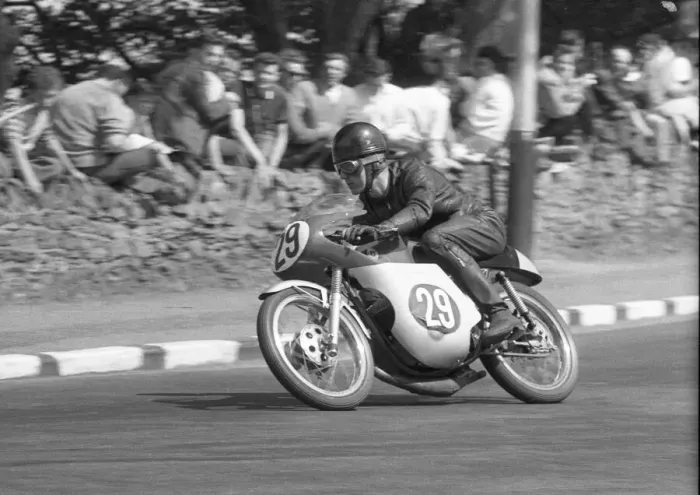 Framed Print : Jack Bullock (Bultaco); 1962 Ultra Lightweight TT