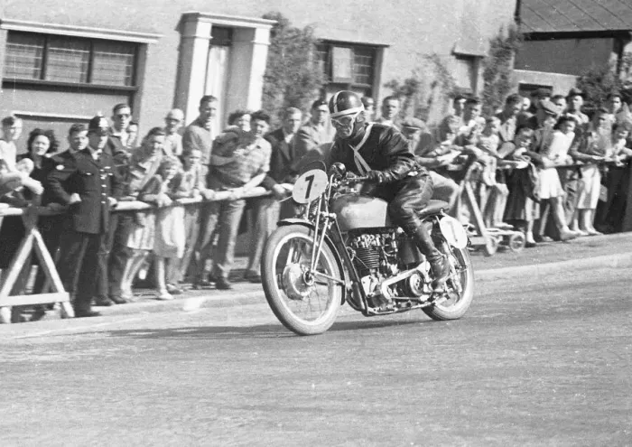 Framed Print : Jack Sparrow (Excelsior) 1951 Lightweight TT Framed Print : Jack Sparrow (Excelsior) 1951 Lightweight TT