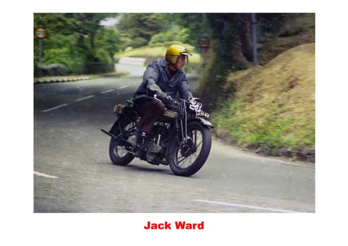 Framed Print : Jack Ward at Ramsey Hairpin Framed Print : Jack Ward at Ramsey Hairpin