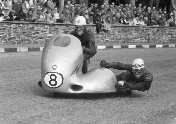 Framed Print : Jackie Beeton & Eddie Bulgin (Norton) 1959 Sidecar TT Framed Print : Jackie Beeton & Eddie Bulgin (Norton) 1959 Sidecar TT