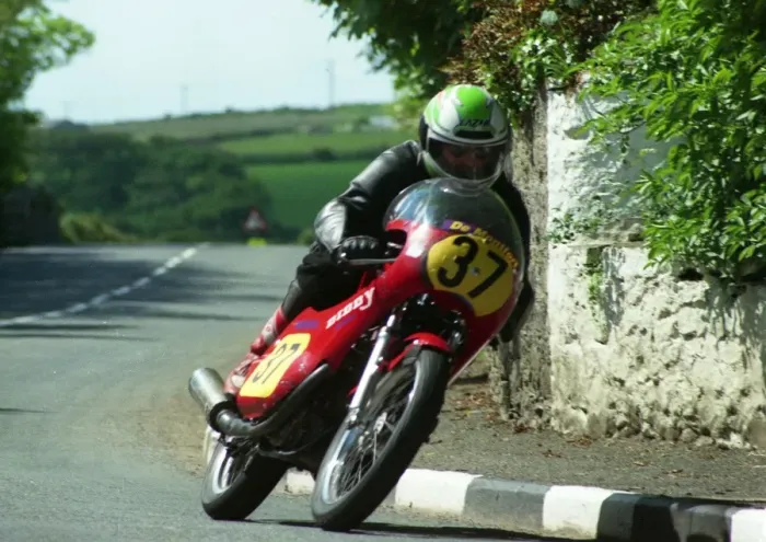 Framed Print : James Bromiley (Honda) 2000 Classic TT