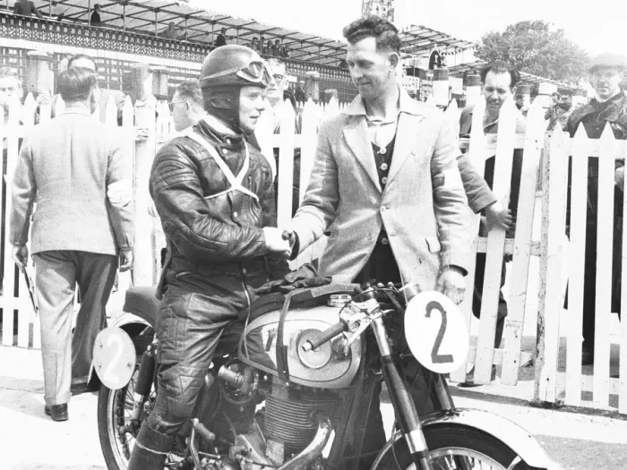 Framed Print : James Davie (BSA) 1954 Junior Clubman TT Framed Print : James Davie (BSA) 1954 Junior Clubman TT