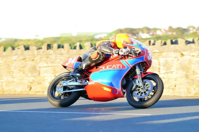 Framed Print : James Ford (Ducati) 2012 Pre TT Classic Framed Print : James Ford (Ducati) 2012 Pre TT Classic