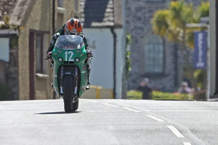 Framed Print : James Hind (Paton) 2022 Supertwin TT