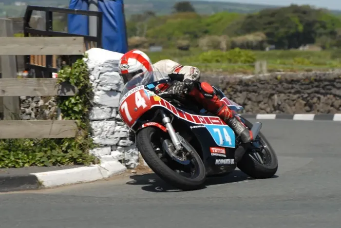 Framed Print : Jamie O Brien (Scott Yamaha) 2009 Pre TT Classic