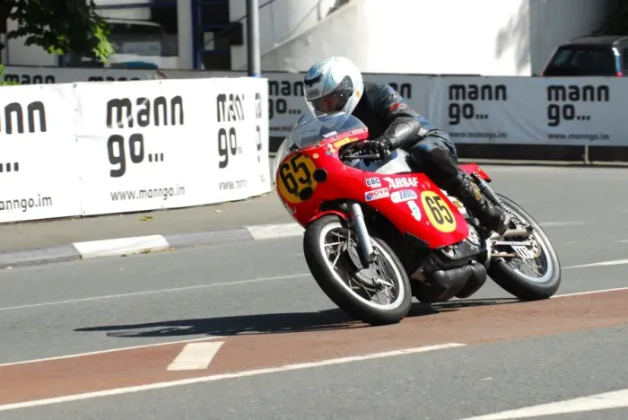 Framed Print : Jan Koning (Seeley BSA) 2013 Senior Classic TT