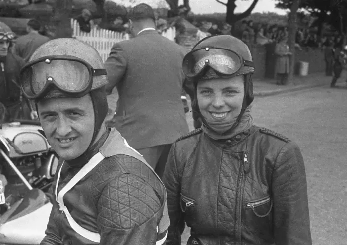 Framed Print : Jaques Drion / Inge Stoll Laforge; 1954 Sidecar TT Framed Print : Jaques Drion / Inge Stoll Laforge; 1954 Sidecar TT