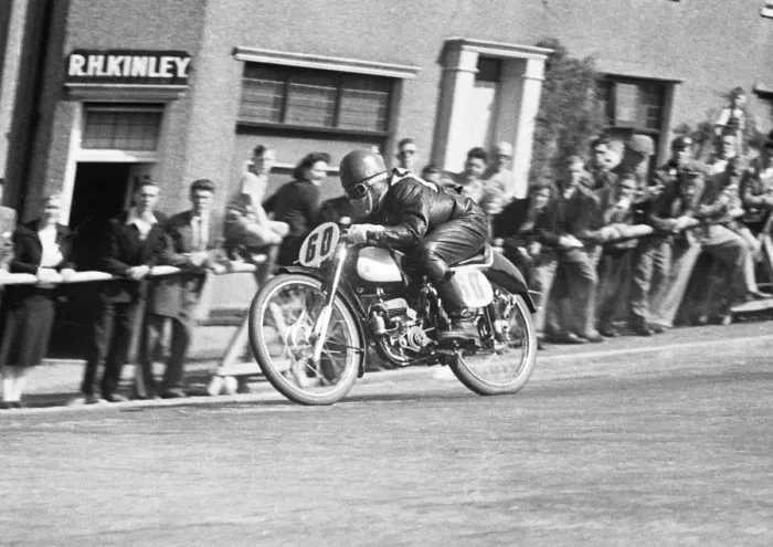Framed Print : Javier de Ortueta (Montesa) 1951 Ultra Lightweight TT Framed Print : Javier de Ortueta (Montesa) 1951 Ultra Lightweight TT