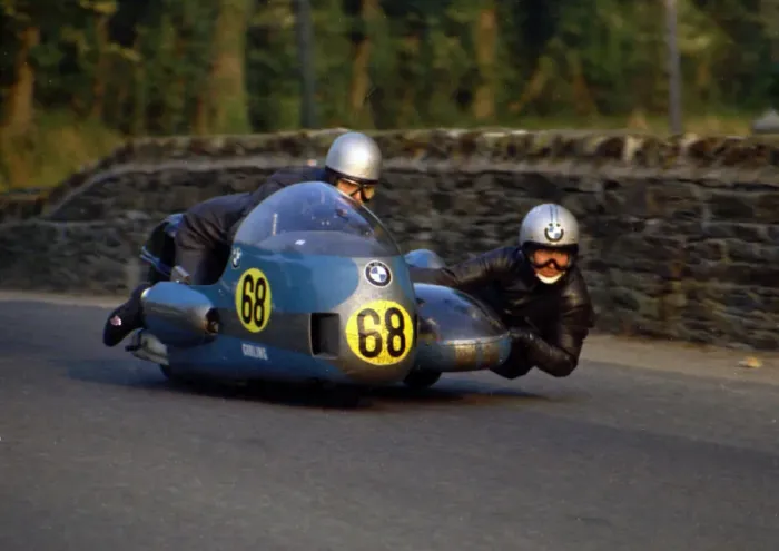 Framed Print : Jeff Gawley & Graham Allcock (BMW) 1971 750 Sidecar TT Framed Print : Jeff Gawley & Graham Allcock (BMW) 1971 750 Sidecar TT