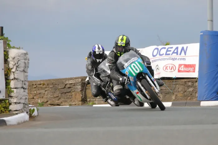 Framed Print : Jeff Ward (Yamaha) 2018 Pre TT Classic, Billown Framed Print : Jeff Ward (Yamaha) 2018 Pre TT Classic, Billown
