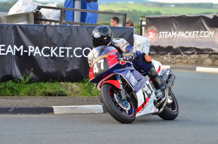 Framed Print : Jeremy Hill (Honda) 2012 Southern 100