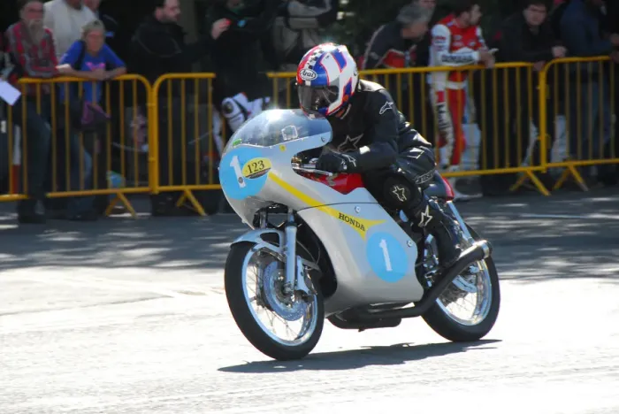 Framed Print : Jeremy Hole (Honda) 2014 Parade Lap