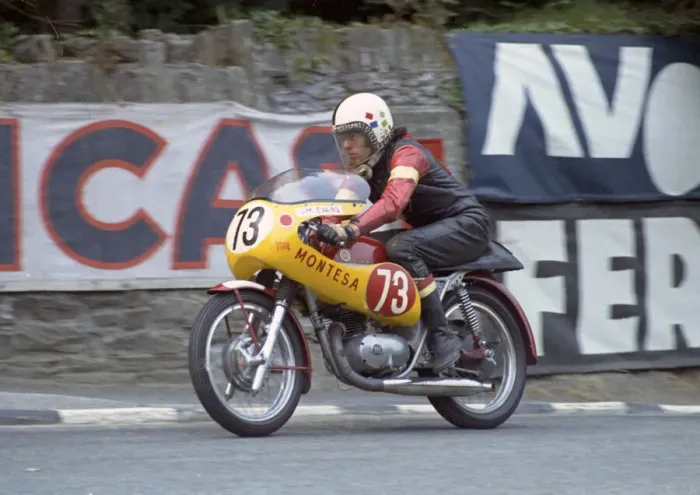 Framed Print : Jim Evans (Montesa) 1971 Production TT Framed Print : Jim Evans (Montesa) 1971 Production TT