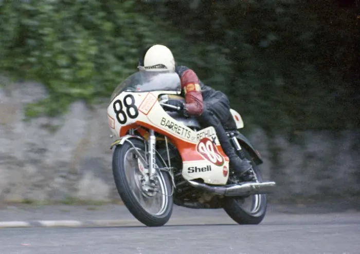 Framed Print : Jim Evans (Yamaha) 1973 Production TT Framed Print : Jim Evans (Yamaha) 1973 Production TT