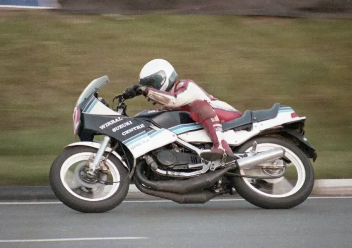 Framed Print : Jim Hodson (Suzuki) 1985 Production 250 TT Framed Print : Jim Hodson (Suzuki) 1985 Production 250 TT