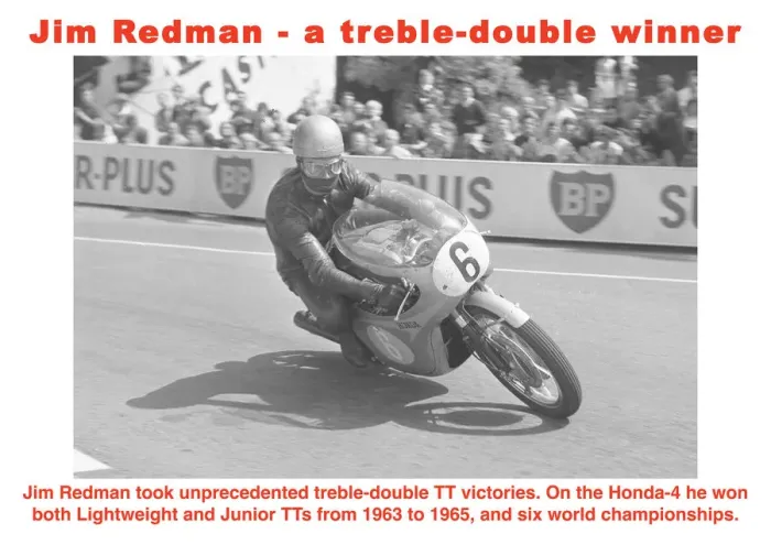 Framed Print : Jim Redman - a treble-double winner Framed Print : Jim Redman - a treble-double winner