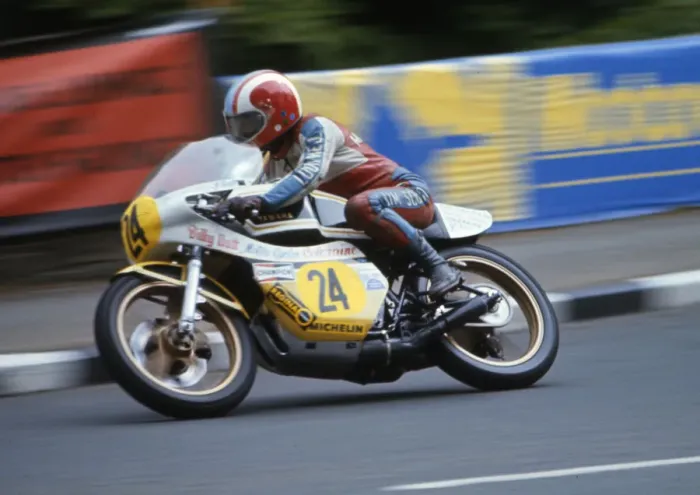 Framed Print : Jim Scott (Yamaha) 1978 Senior TT