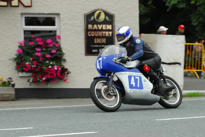 Framed Print : Jimmy Creer (Honda) 2013 Junior Classic TT