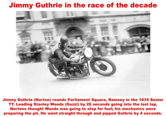 Framed Print : Jimmy Guthrie in the race of the decade Framed Print : Jimmy Guthrie in the race of the decade