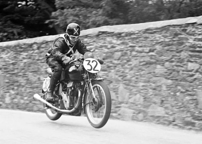 Framed Print : Jock McCredie (Excelsior) 1952 Lightweight TT Framed Print : Jock McCredie (Excelsior) 1952 Lightweight TT