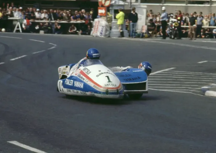 Framed Print : Jock Taylor & Benga Johannson (Fowler Yamaha) 1982 Sidecar TT Framed Print : Jock Taylor & Benga Johannson (Fowler Yamaha) 1982 Sidecar TT