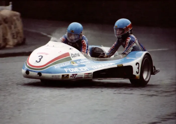 Framed Print : Jock Taylor & Benga Johansson (Fowler Yamaha) 1980 Sidecar TT Framed Print : Jock Taylor & Benga Johansson (Fowler Yamaha) 1980 Sidecar TT