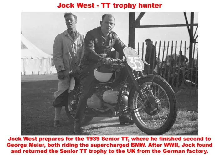 Framed Print : Jock West - TT trophy hunter Framed Print : Jock West - TT trophy hunter