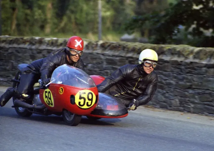 Framed Print : Joe Coxon & W Costelloe (BSA) 1971 750 Sidecar TT Framed Print : Joe Coxon & W Costelloe (BSA) 1971 750 Sidecar TT