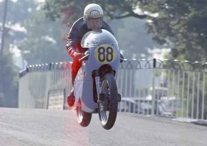 Framed Print : Joe Thornton (Mularney spl) 1972 Senior Manx Grand Prix