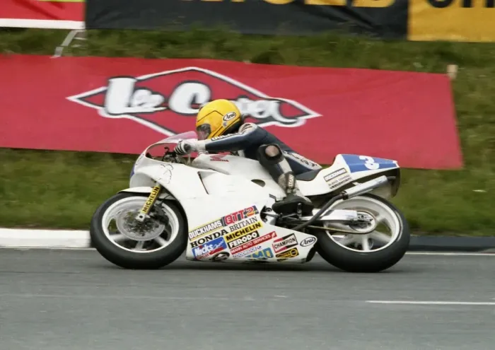 Framed Print : Joey at the Creg: 1991 Junior TT Framed Print : Joey at the Creg: 1991 Junior TT