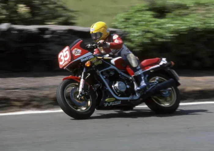 Framed Print : Joey Dunlop (Honda) 1984 Production TT Framed Print : Joey Dunlop (Honda) 1984 Production TT