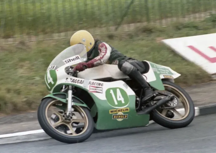 Framed Print : Joey Dunlop (Yamaha) 1978 Junior TT