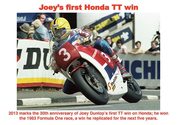Joeys first Honda TT win