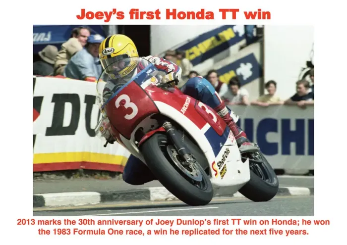 Framed Print : Joeys first Honda TT win Framed Print : Joeys first Honda TT win