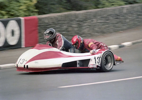 John Barker & Alan Langton (Yamaha) 1983 Sidecar TT