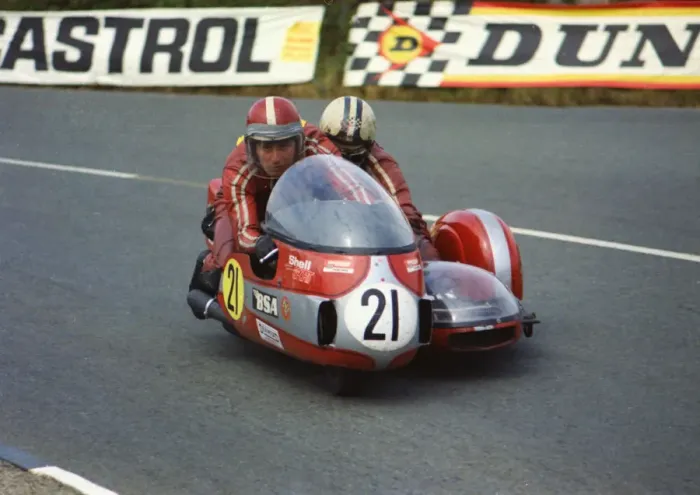 Framed Print : John Barker & Chris Emmins (Devimead BSA) 1974 750 Sidecar TT Framed Print : John Barker & Chris Emmins (Devimead BSA) 1974 750 Sidecar TT