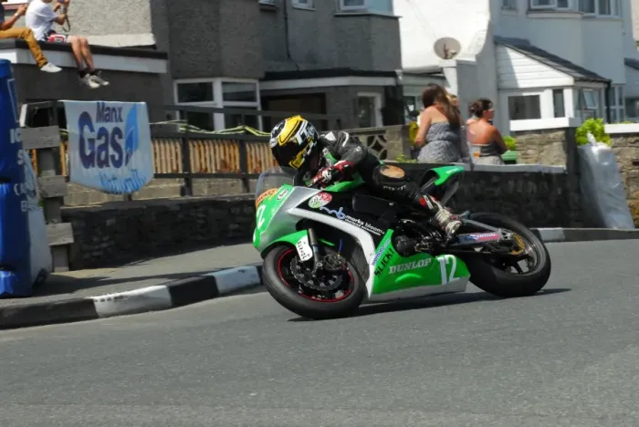 Framed Print : John Barton (Kawasaki) 2013 Southern 100 Framed Print : John Barton (Kawasaki) 2013 Southern 100