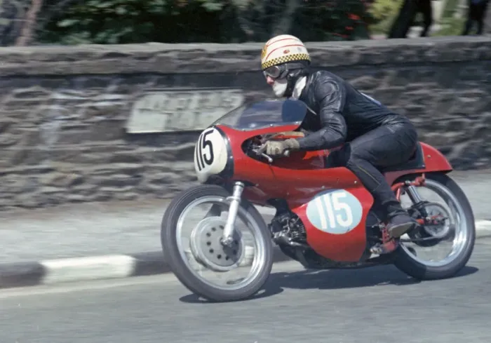 Framed Print : John Blanchard (Aermacchi) 1965 Junior TT