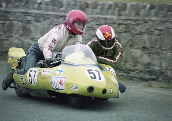 John Bullivant and Chris Fenton (Kawasaki) 1982 Southern 100