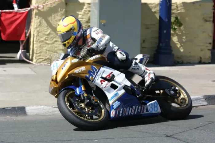 Framed Print : John Burrows at Parliament Square: 2008 Supersport TT Framed Print : John Burrows at Parliament Square: 2008 Supersport TT