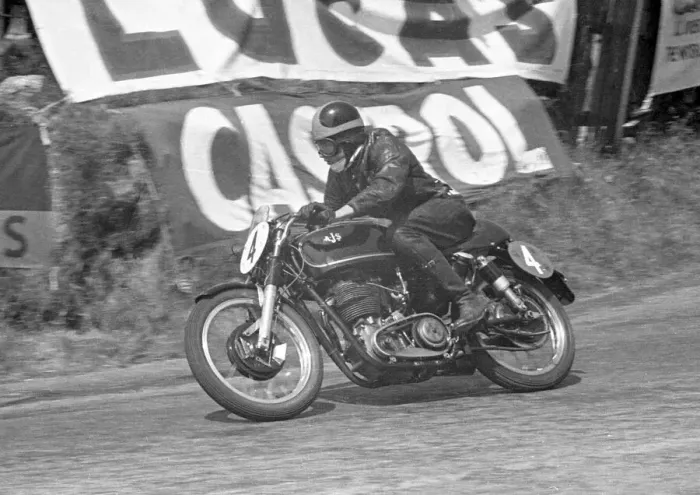 Framed Print : John Clark (AJS) 1953 Junior TT Framed Print : John Clark (AJS) 1953 Junior TT